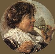 HALS, Frans Drinking Boy (Taste) USA oil painting artist